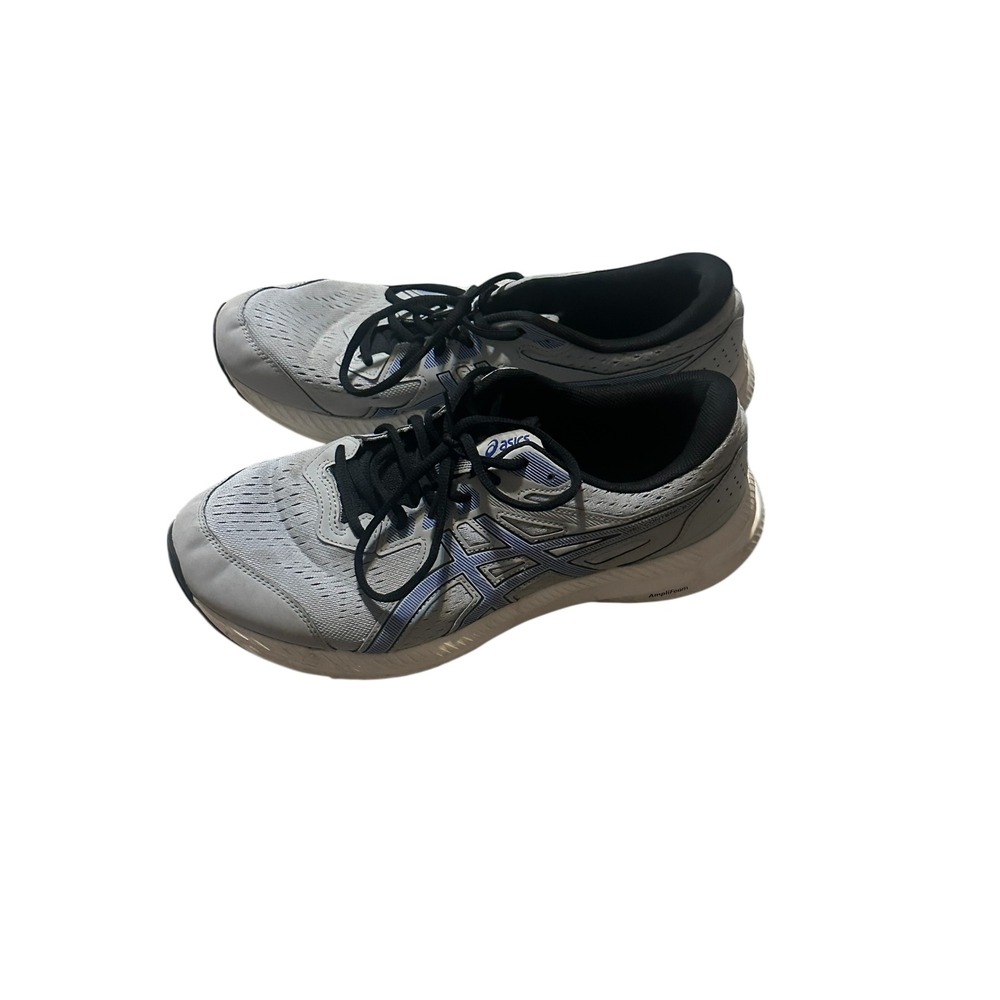 Asics Gel-Contend 8 Mens Running Shoes Grey Blue AmpliFoam Sneakers size 11 - Picture 4 of 9